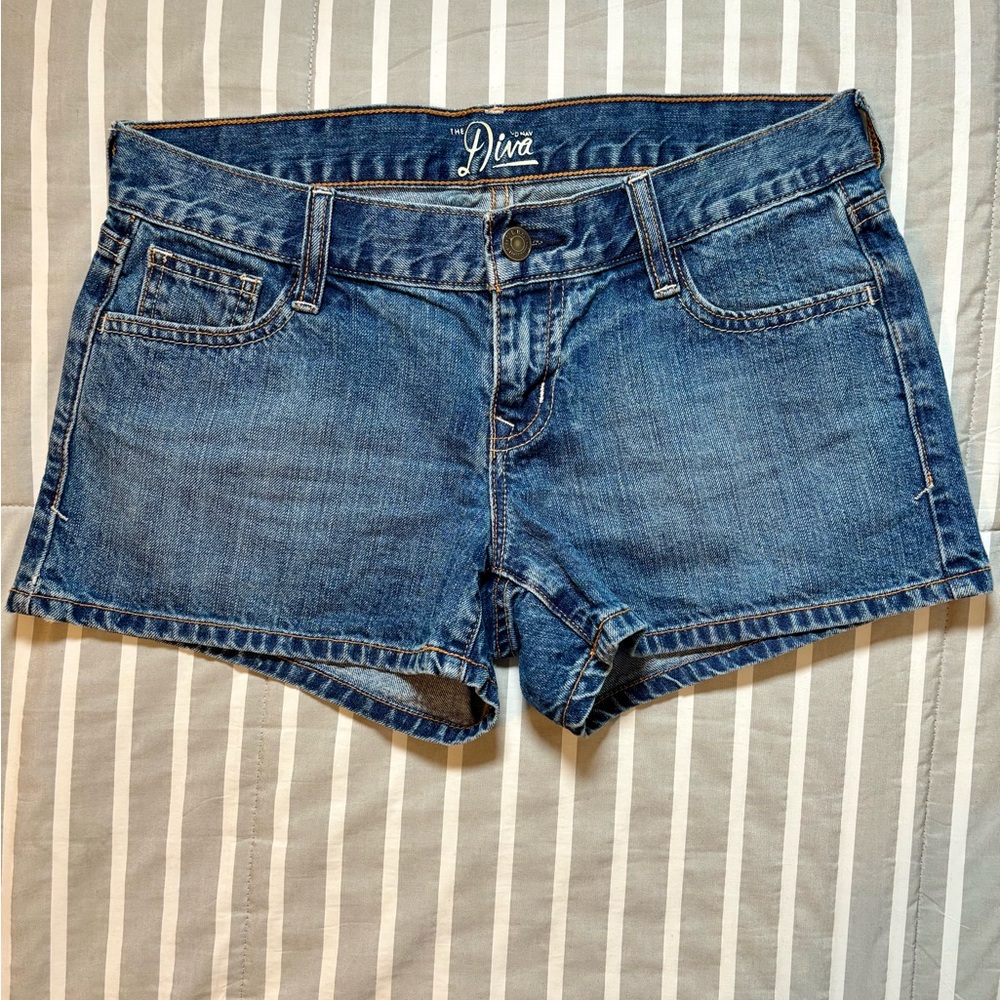 Old Navy Women's Diva Blue Jean Shorts